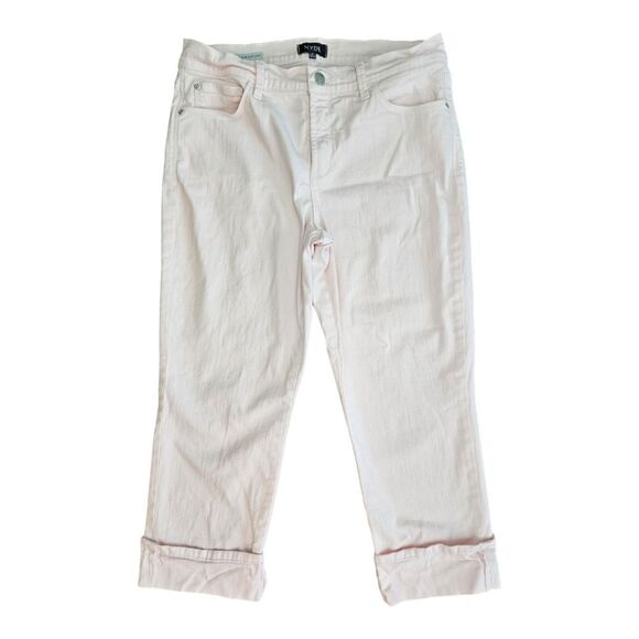 NYDJ Cropped Jeans in Light Pink - Picture 1 of 11